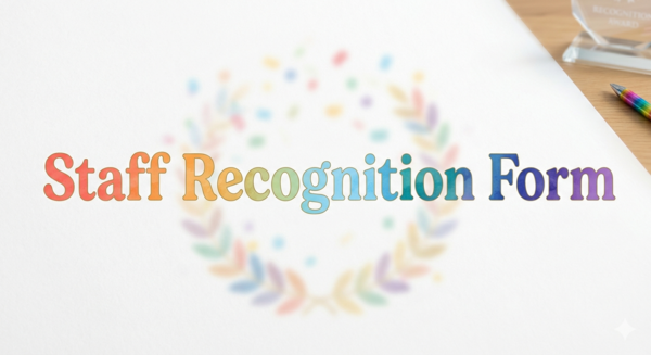Staff Recognition Form